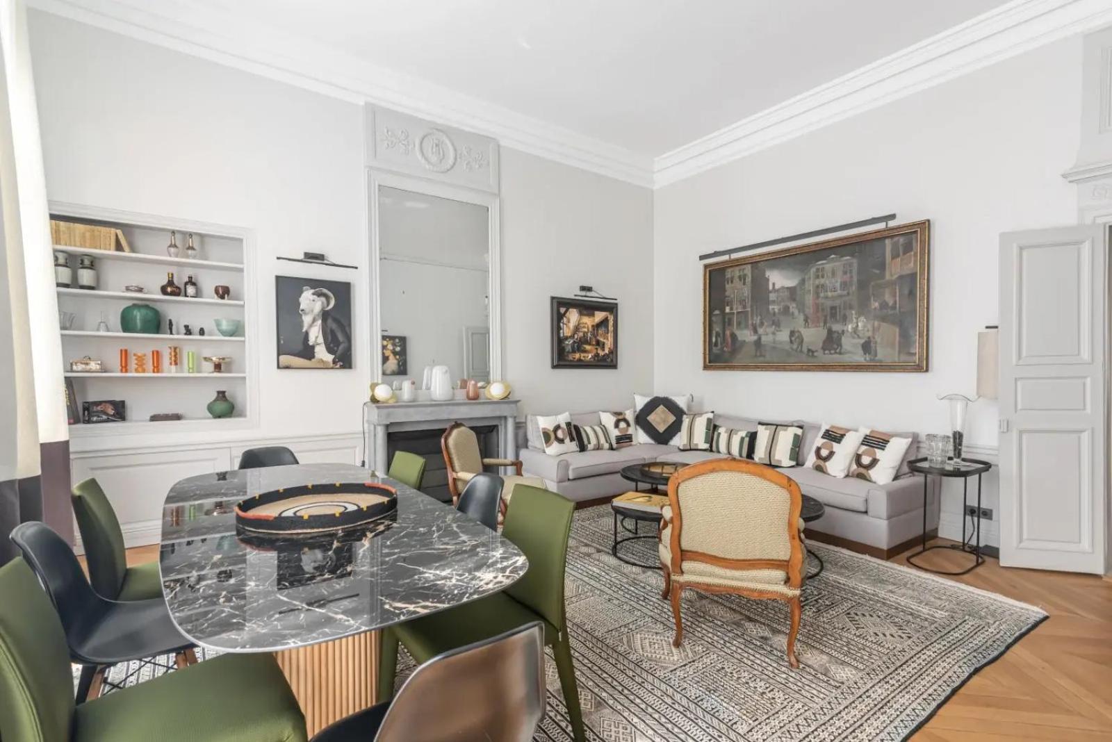 Appartement Luxueux / Historique Proche Bon Marche Paris Dış mekan fotoğraf